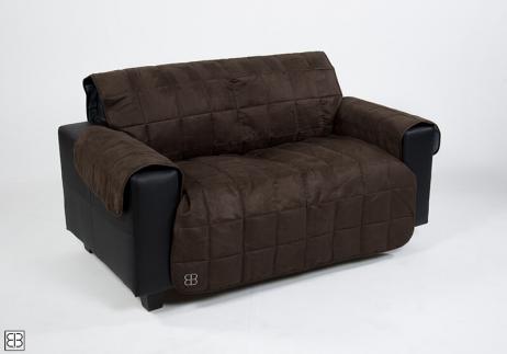 EB Belsofá velvet loveseat protector, Espresso