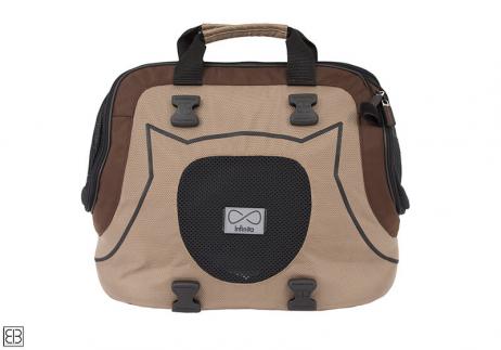 EB Infinita pet carrier, tan / brown